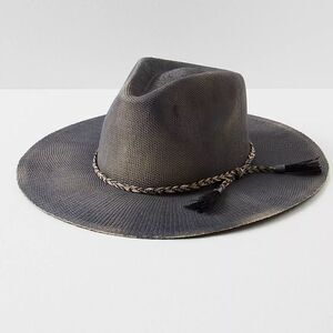 Free People x Peter Grimm Levon Distressed Straw Hat